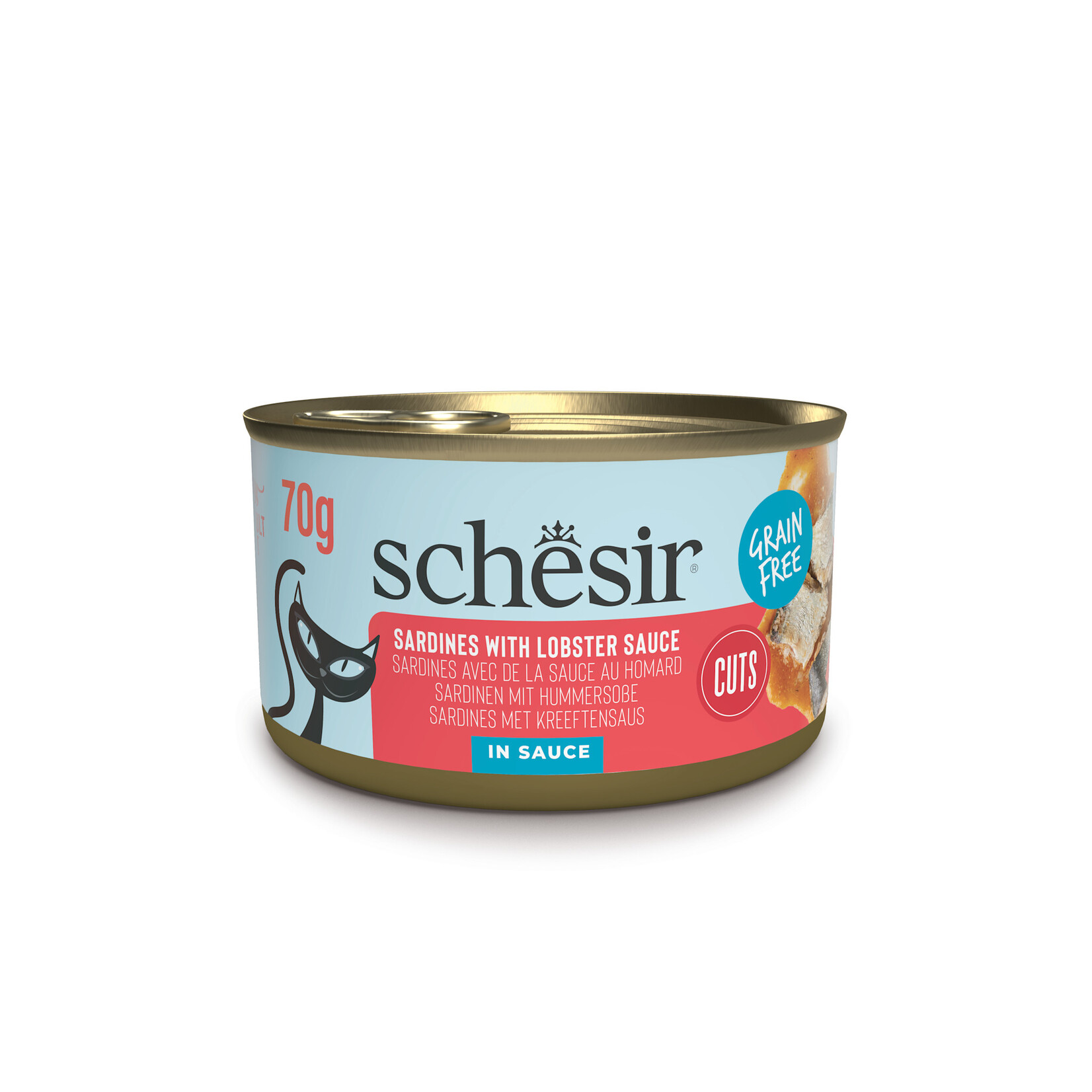 Schesir Steamed Complimentary Grain Free Cat Food Can 70g
