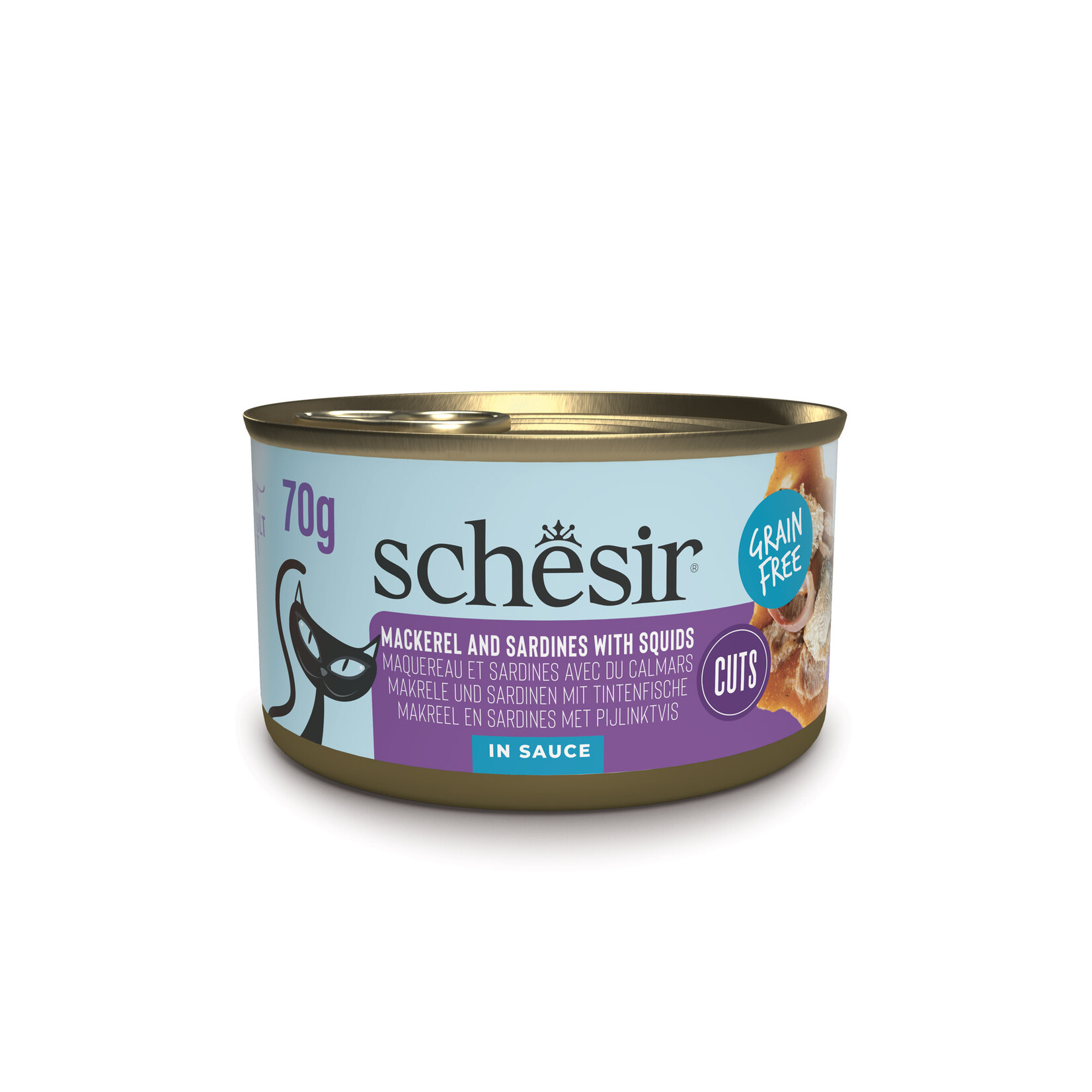 Schesir Steamed Complimentary Grain Free Cat Food Can 70g