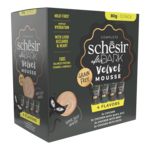 Schesir After Dark Velvet Mousse Complete Grain Free Adult Cat Food Pouch Variety Pack 12 x 80g