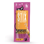 Schesir Stix Adult Cat Creamy Snacks Treat Pouch 6 x 15g