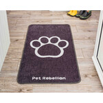 Pet Rebellion Stop Muddy Paws XL Dark Grey Floor Mat, 57x110cm