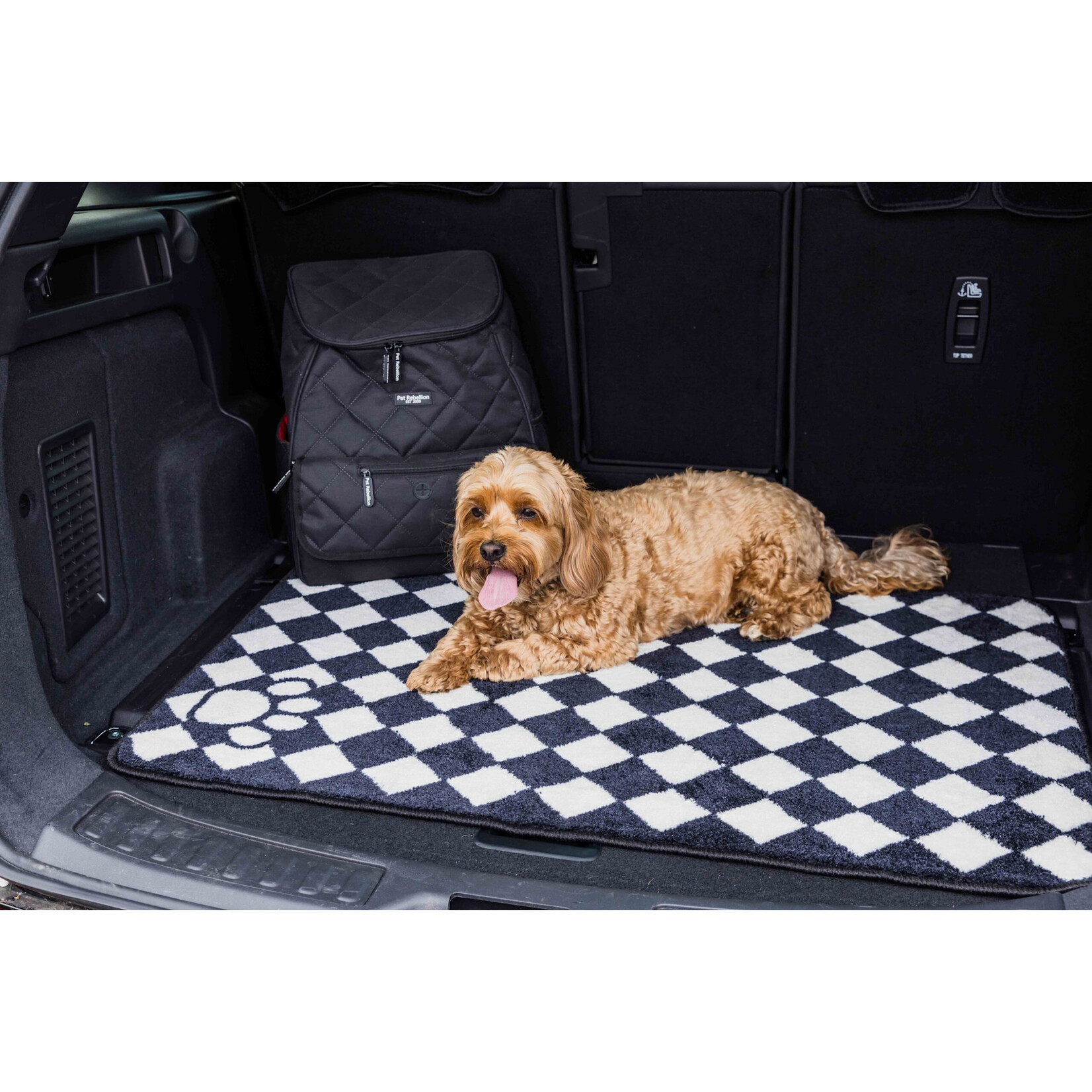 Pet Rebellion Boot Mate Pet Mat, Check 67x100cm