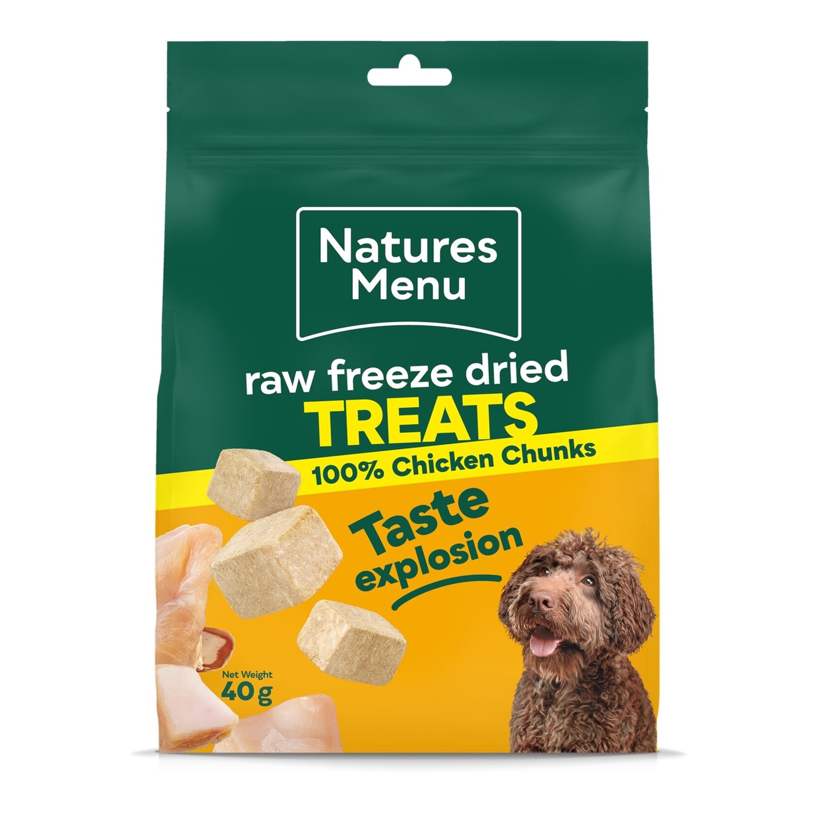 Natures Menu Raw Freeze Dried Chunks Dog Treats, 40g