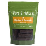 Pure & Natural Chicken & Tumeric Sausages Dog Treats 6cm, 250g