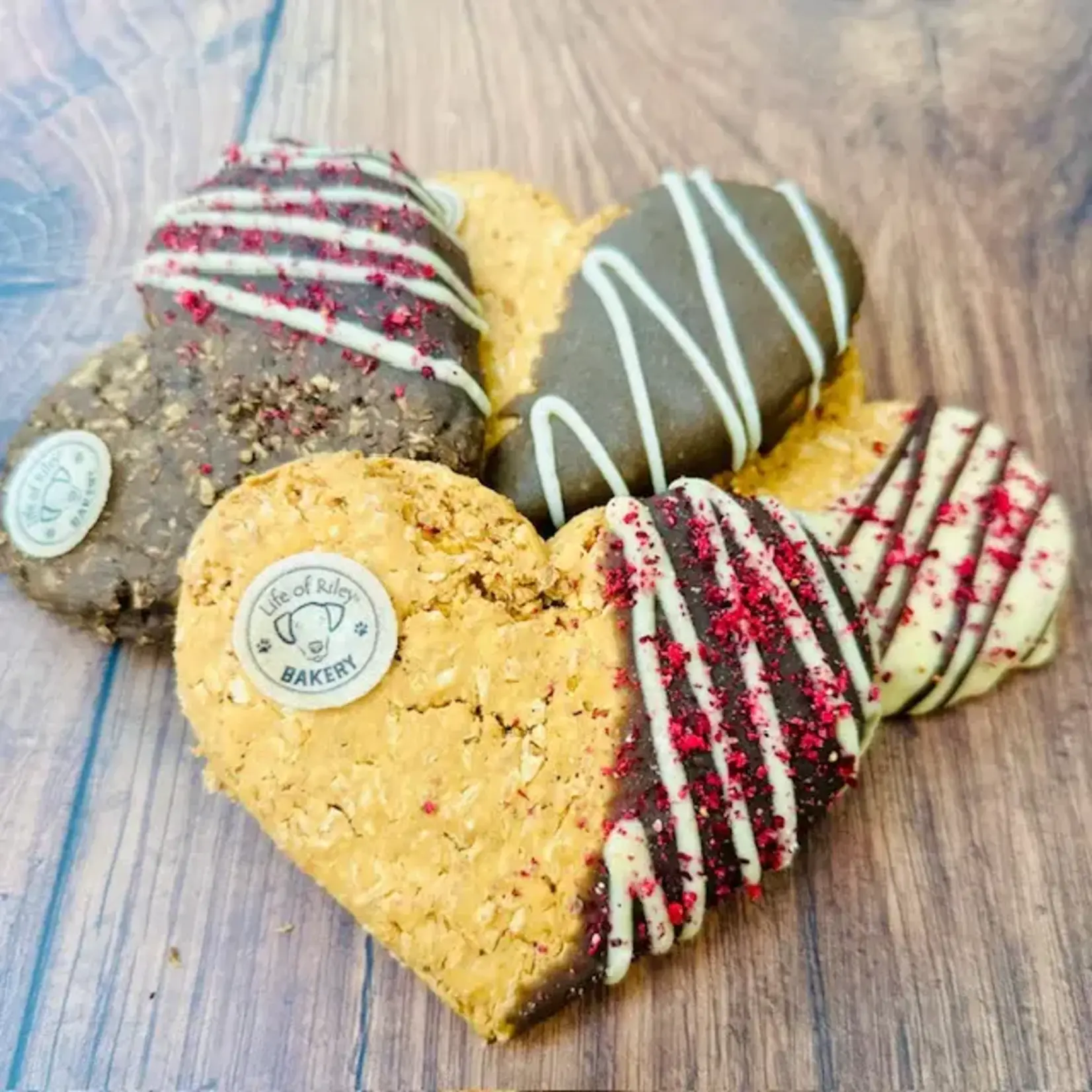 Life of Riley Giant Heart Doggy Cookie Dog Treat