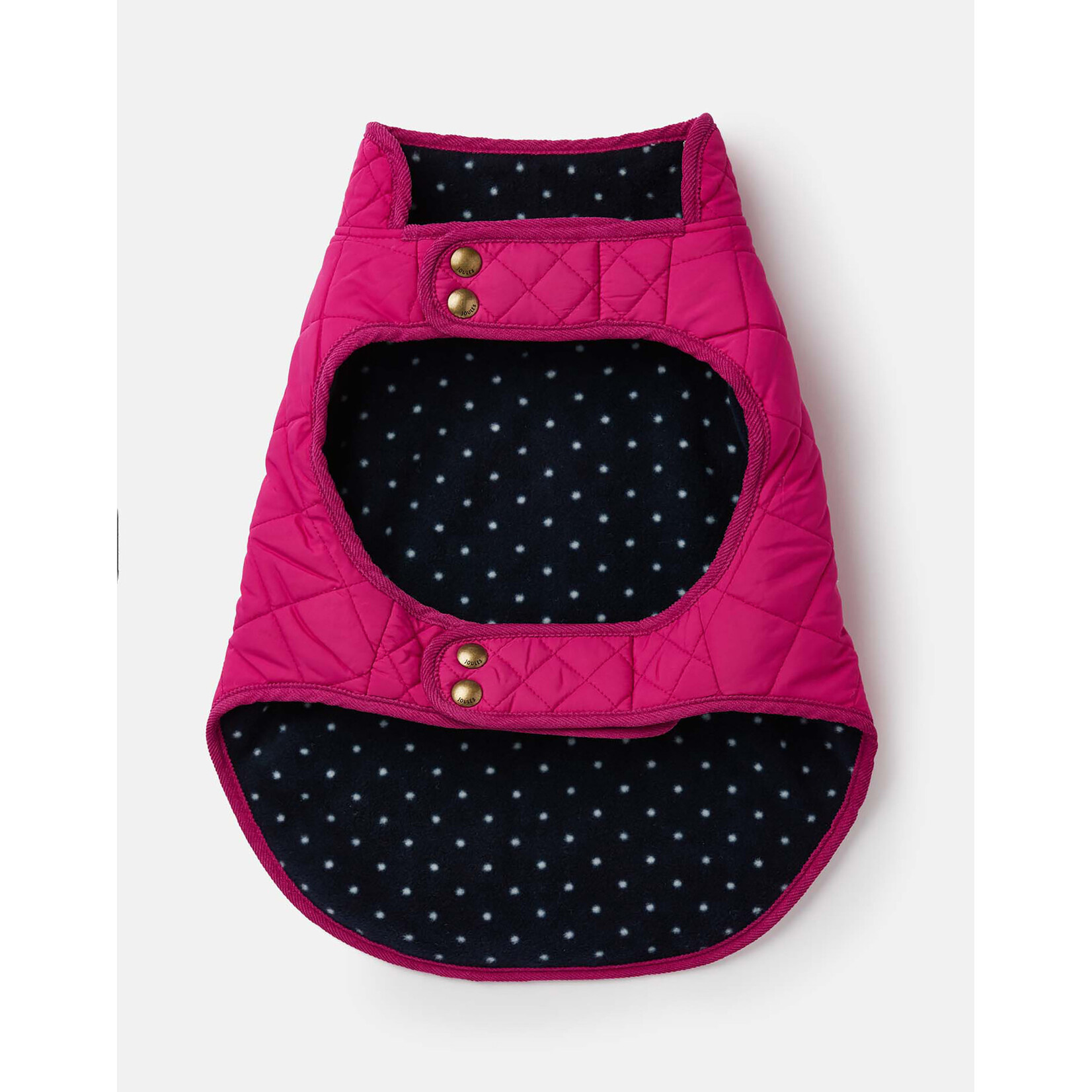 Coastal Collection Raspberry Quilted Dog Coat