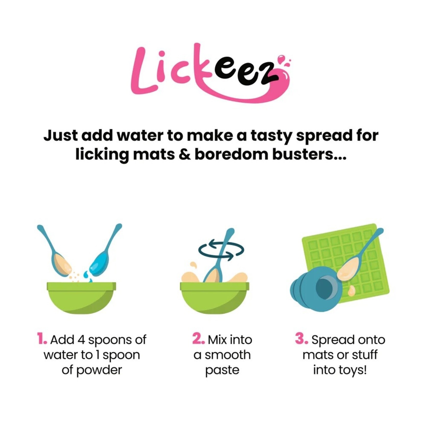 Supernature x LickiMat Lickeez Dog Enrichment Spread Mix Pork, 100g