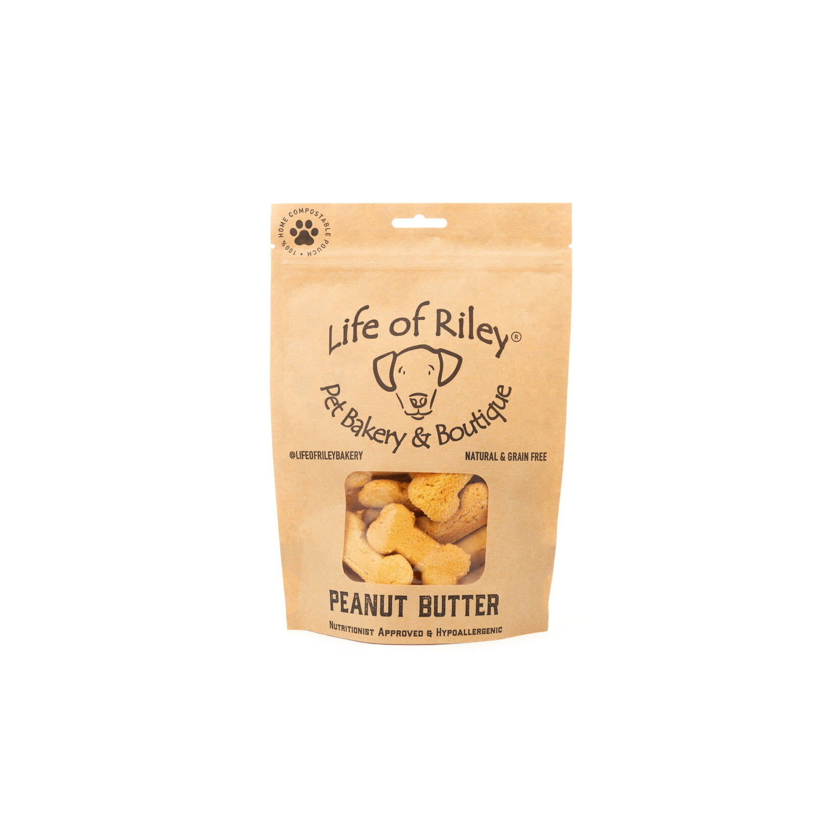 Life of Riley Peanut Butter Bones Grain-Free Dog Treats
