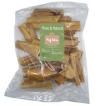 Pure & Natural Pig Skin Dog Treats, 1kg Bag