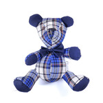 Rosewood Chubleez Blueberry Bear Plush Squeaky Dog Toy