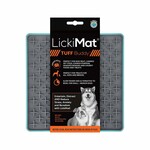 LickiMat Tuff Buddy Slow Feeder Lick Mat for Dogs, Turquoise