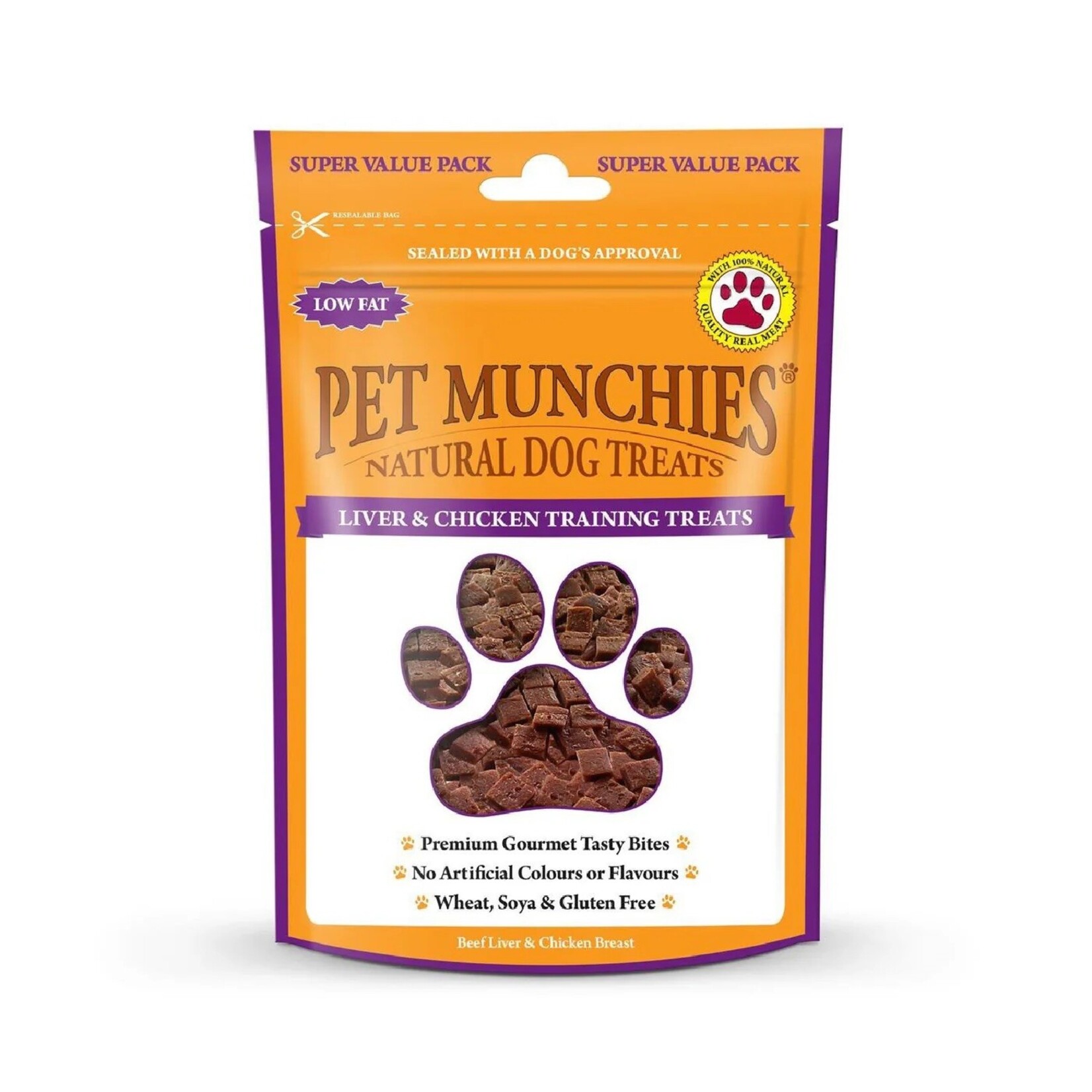 Pet Munchies Liver & Chicken 100% Natural Dog Training Treats, 150g