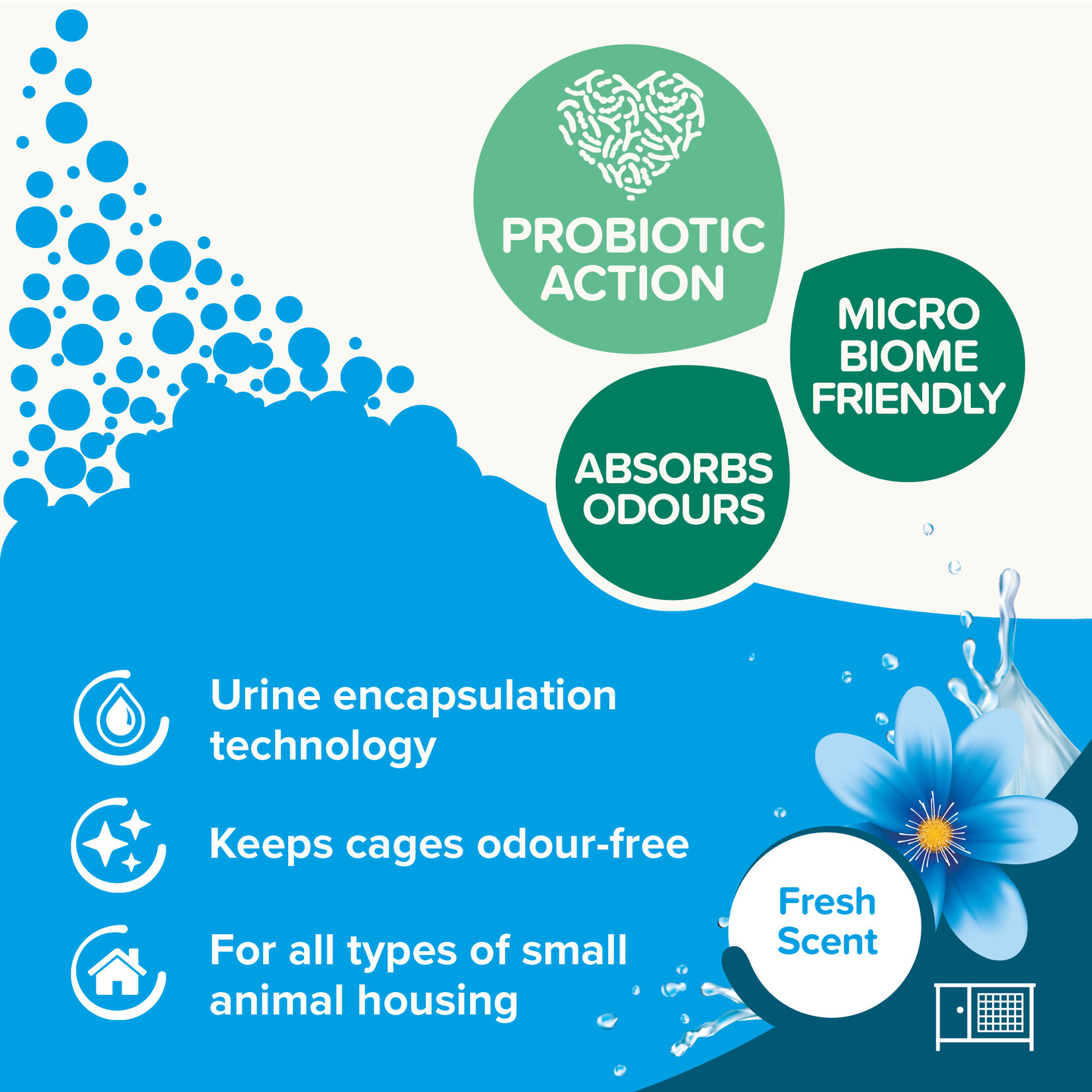 Beaphar Cage Fresh Granules for Small Animals, 600g