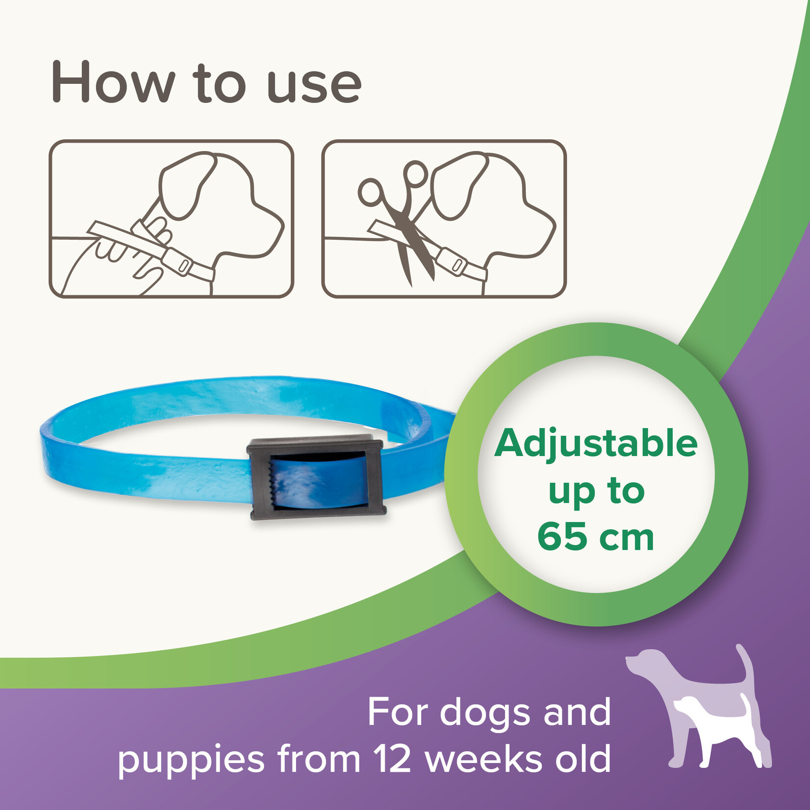 Beaphar Calming Collar for Dogs, 65cm