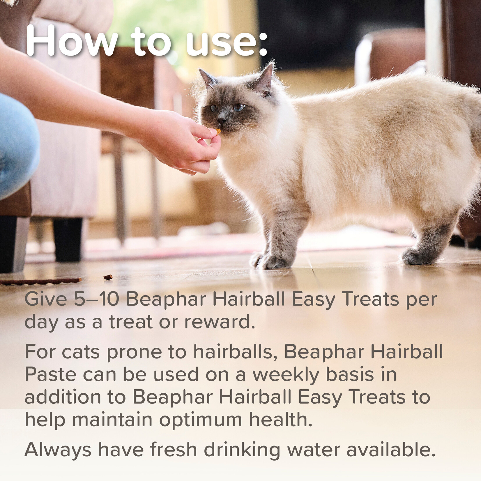Beaphar Hairball Easy Cat Treats, 35g