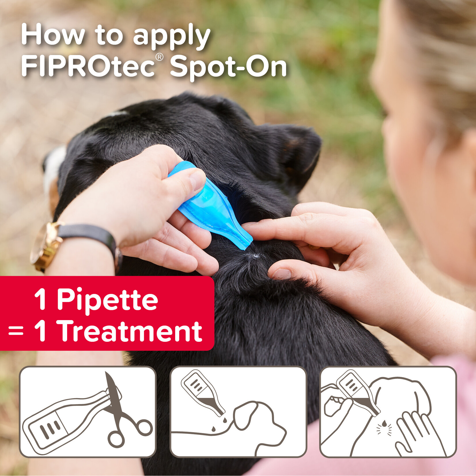 Beaphar FIPROtec Flea & Tick Spot On Solution for Small Dogs