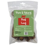 Pure & Natural Beef Lung Dog Treats 12cm, 1kg Bag