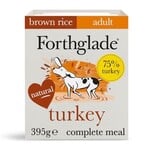 Forthglade Complete Adult Turkey with Brown Rice & Veg Wet Dog Food,  395g