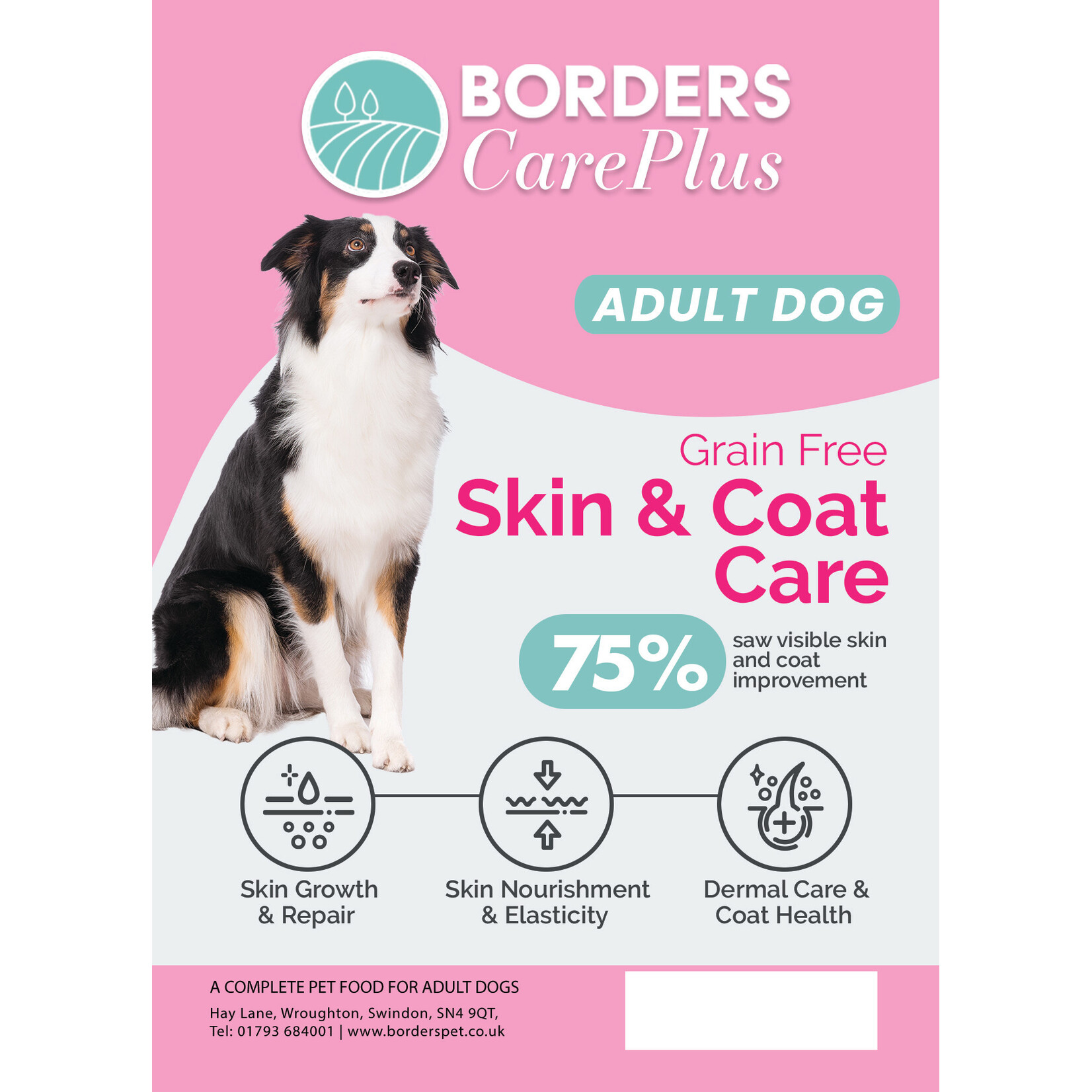 Borders CarePlus Skin & Coat Care Adult Dog Food