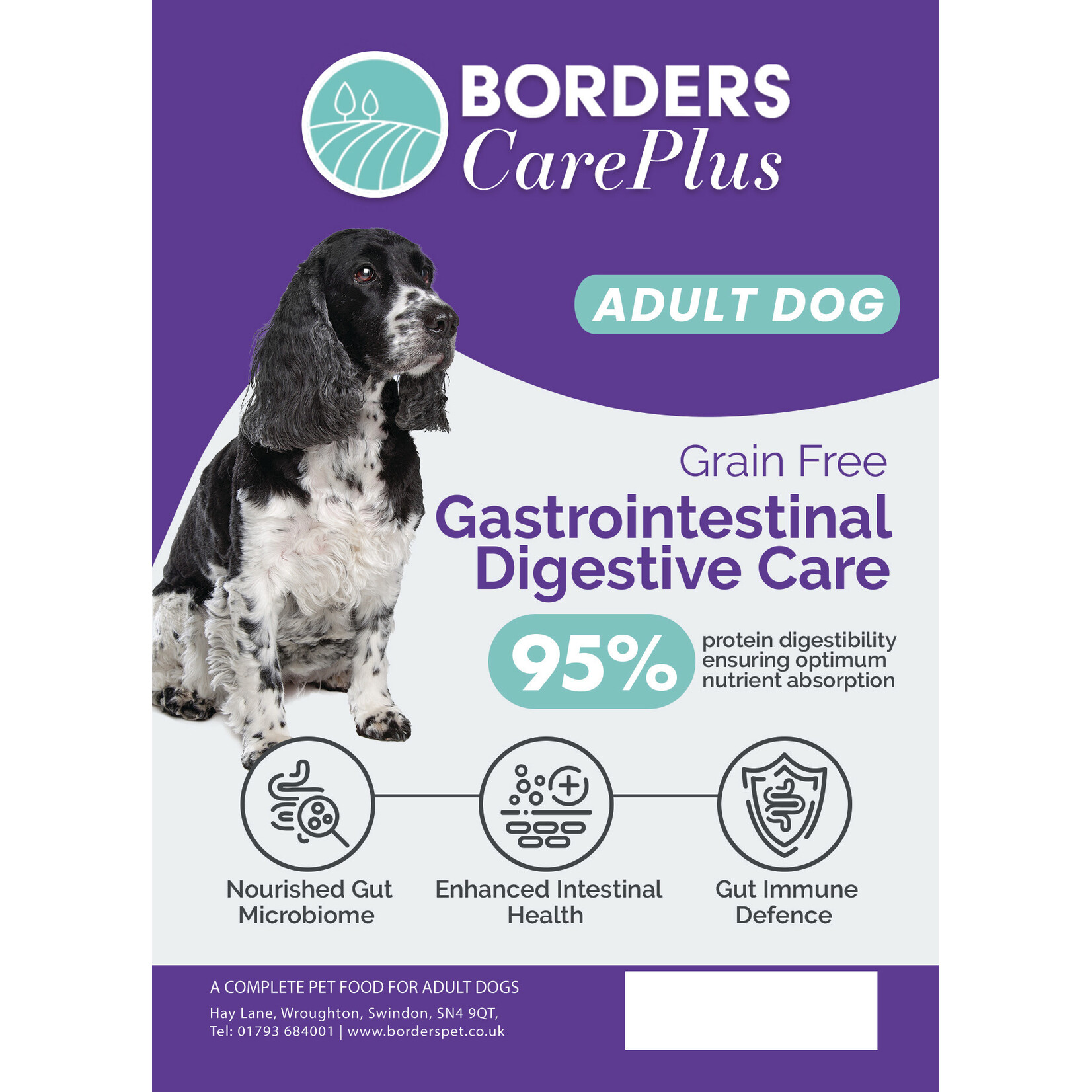 Borders CarePlus Gastrointestinal Digestive Care Adult Dog Food