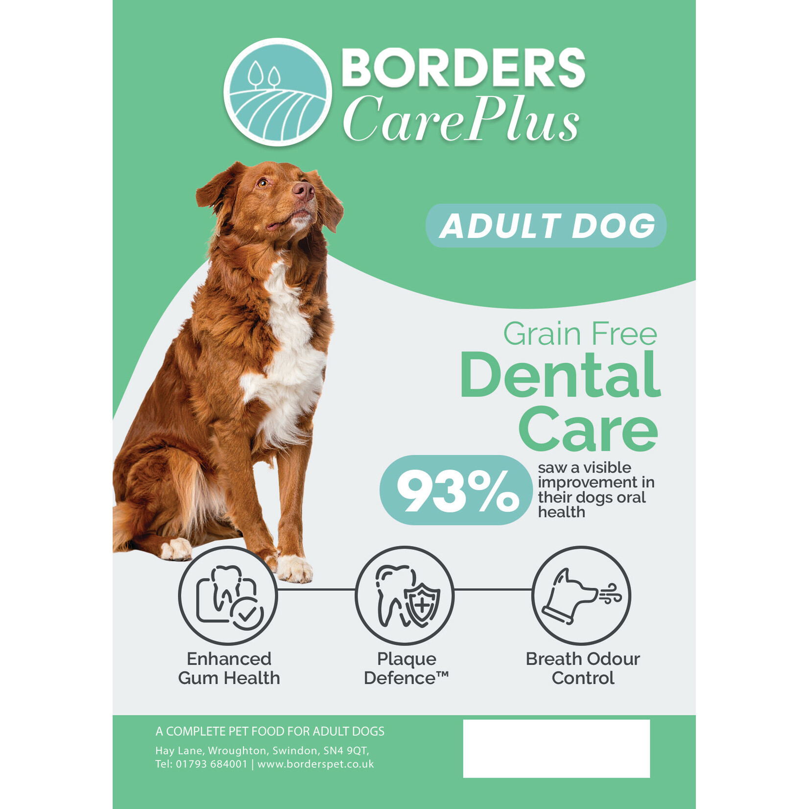 Borders CarePlus Grain Free Dental Care Adult Dog Food