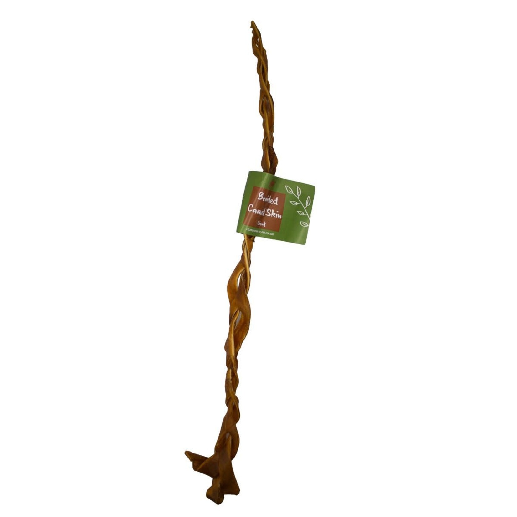 Pure & Natural Braided Camel Skin Giant Dog Treat Chew, 50cm