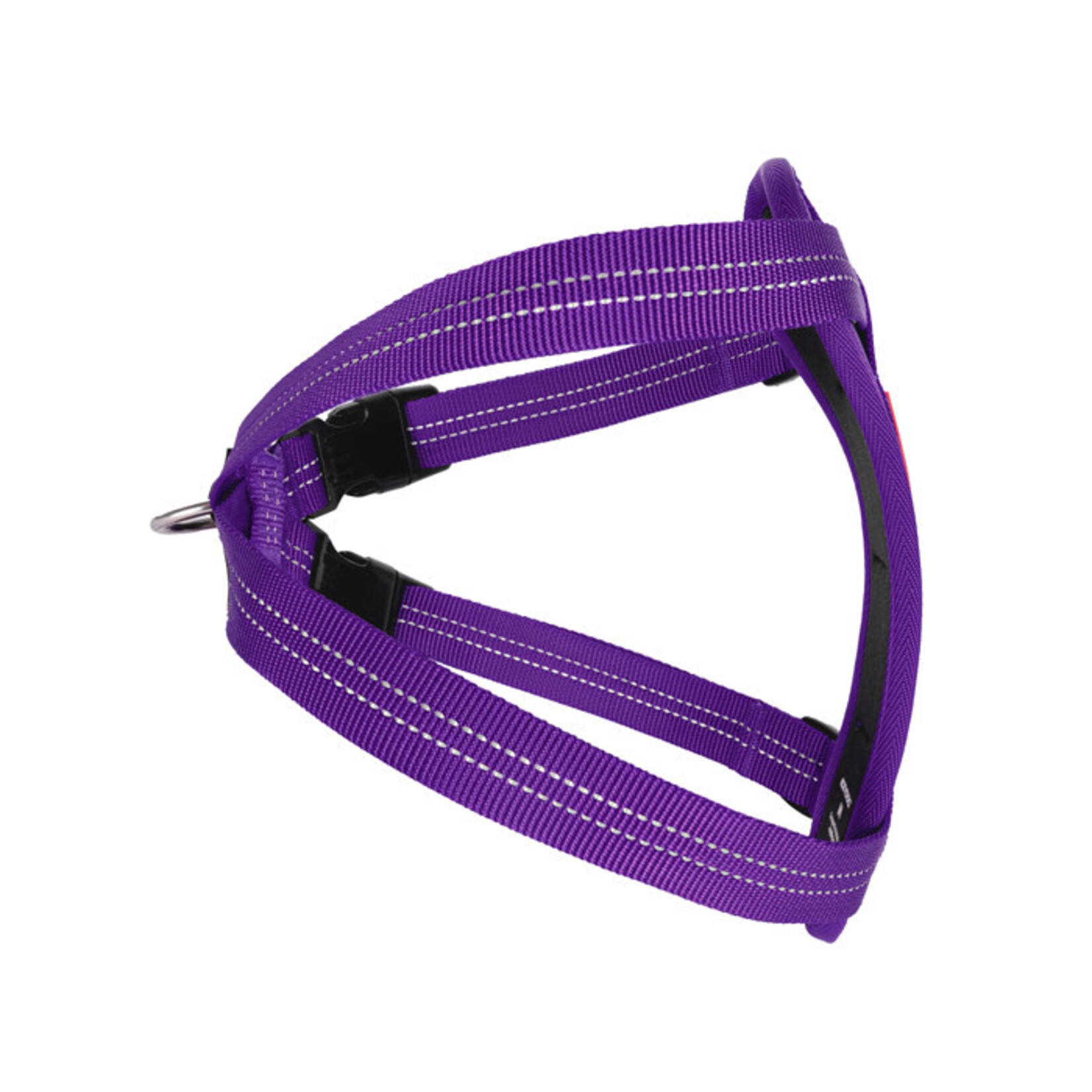 EzyDog Essential Chest Plate Dog Harness with Seat Belt Attachment, Purple