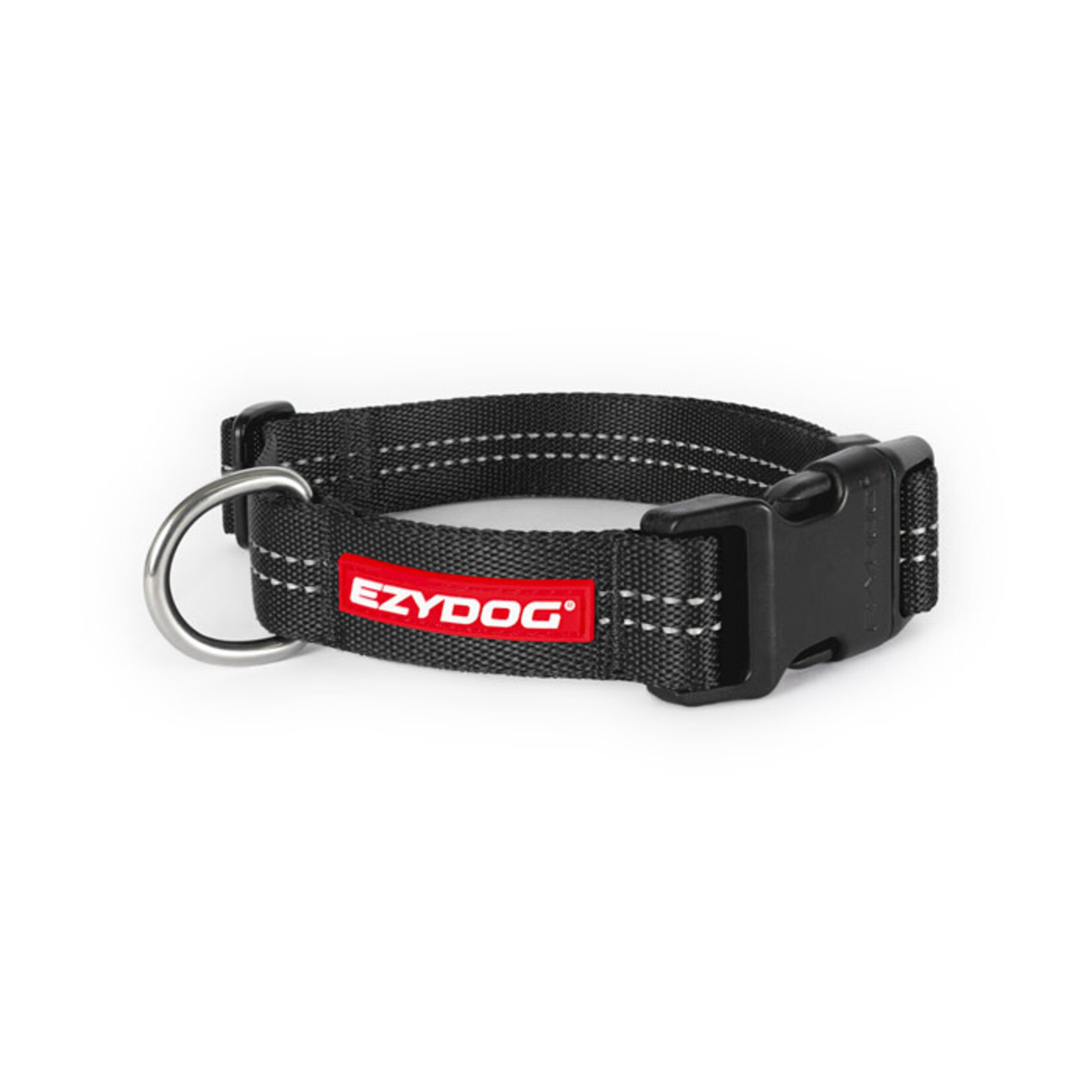 EzyDog Essential Adjustable Dog Collar, Black