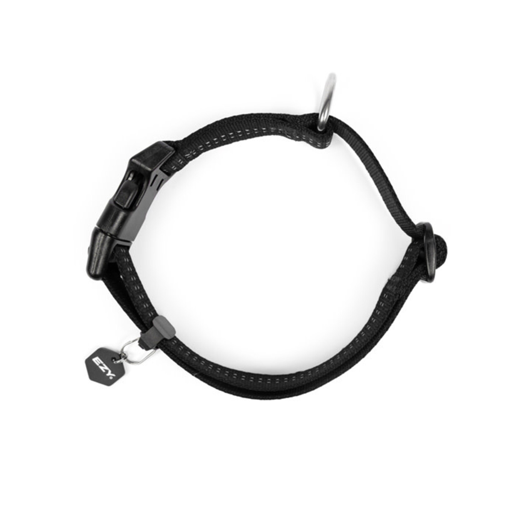 EzyDog Essential Adjustable Dog Collar, Black