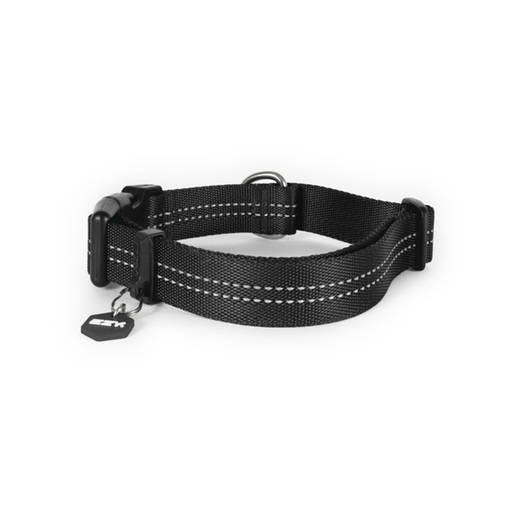 EzyDog Essential Adjustable Dog Collar, Black
