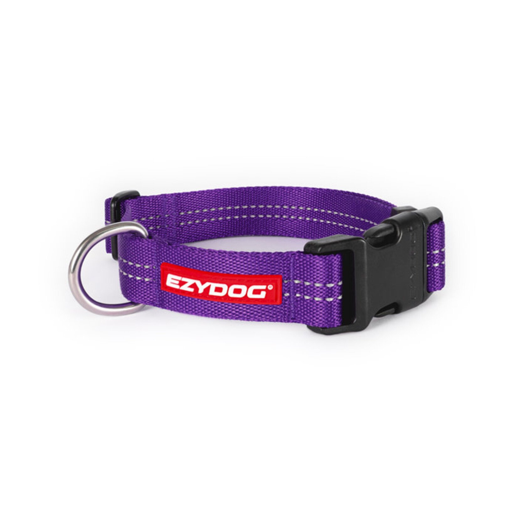 EzyDog Essential Adjustable Dog Collar, Purple