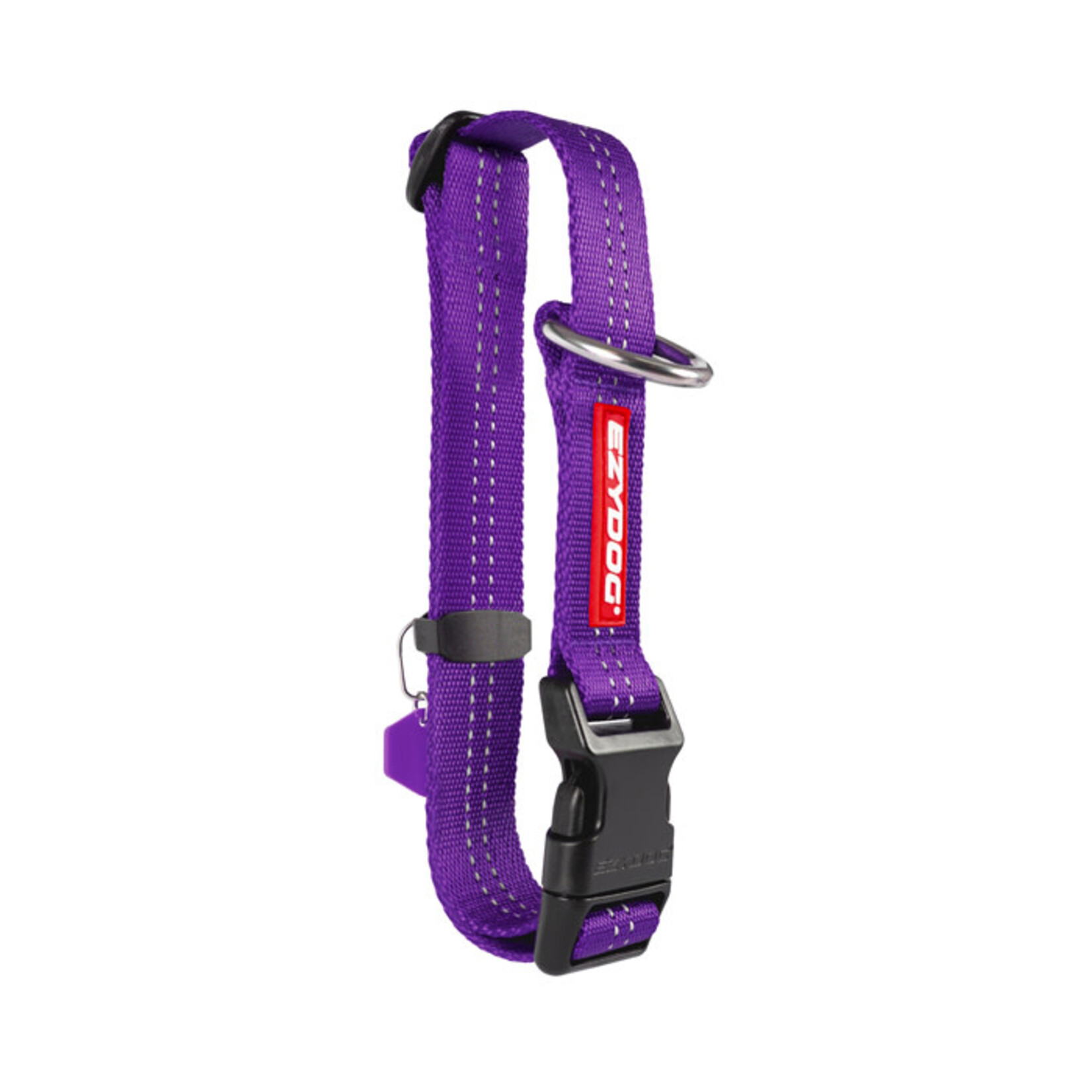 EzyDog Essential Adjustable Dog Collar, Purple