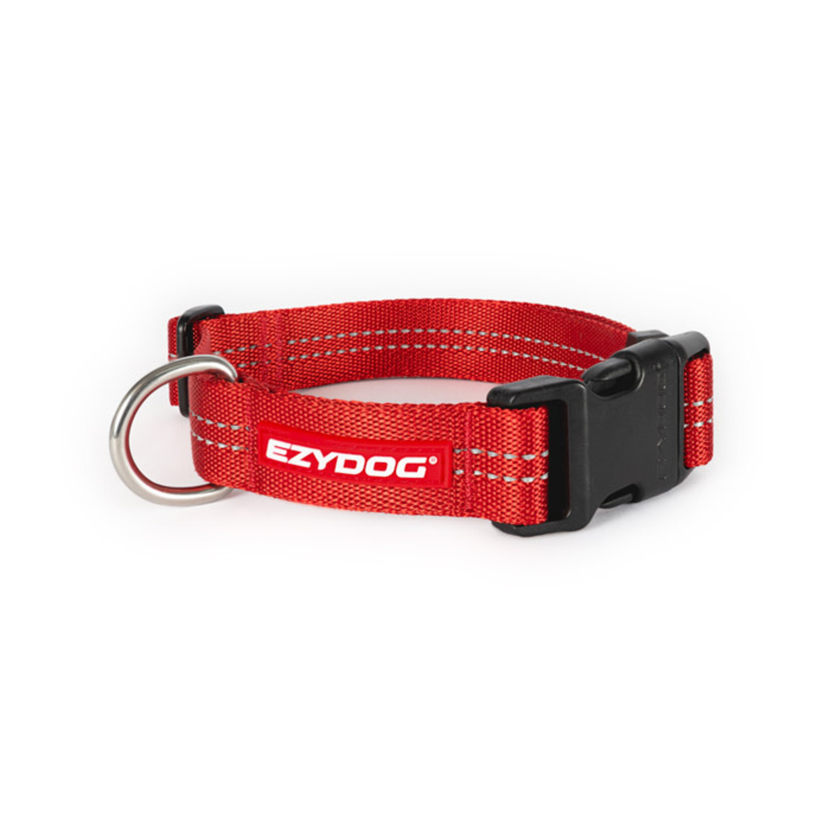 EzyDog Essential Adjustable Dog Collar, Red
