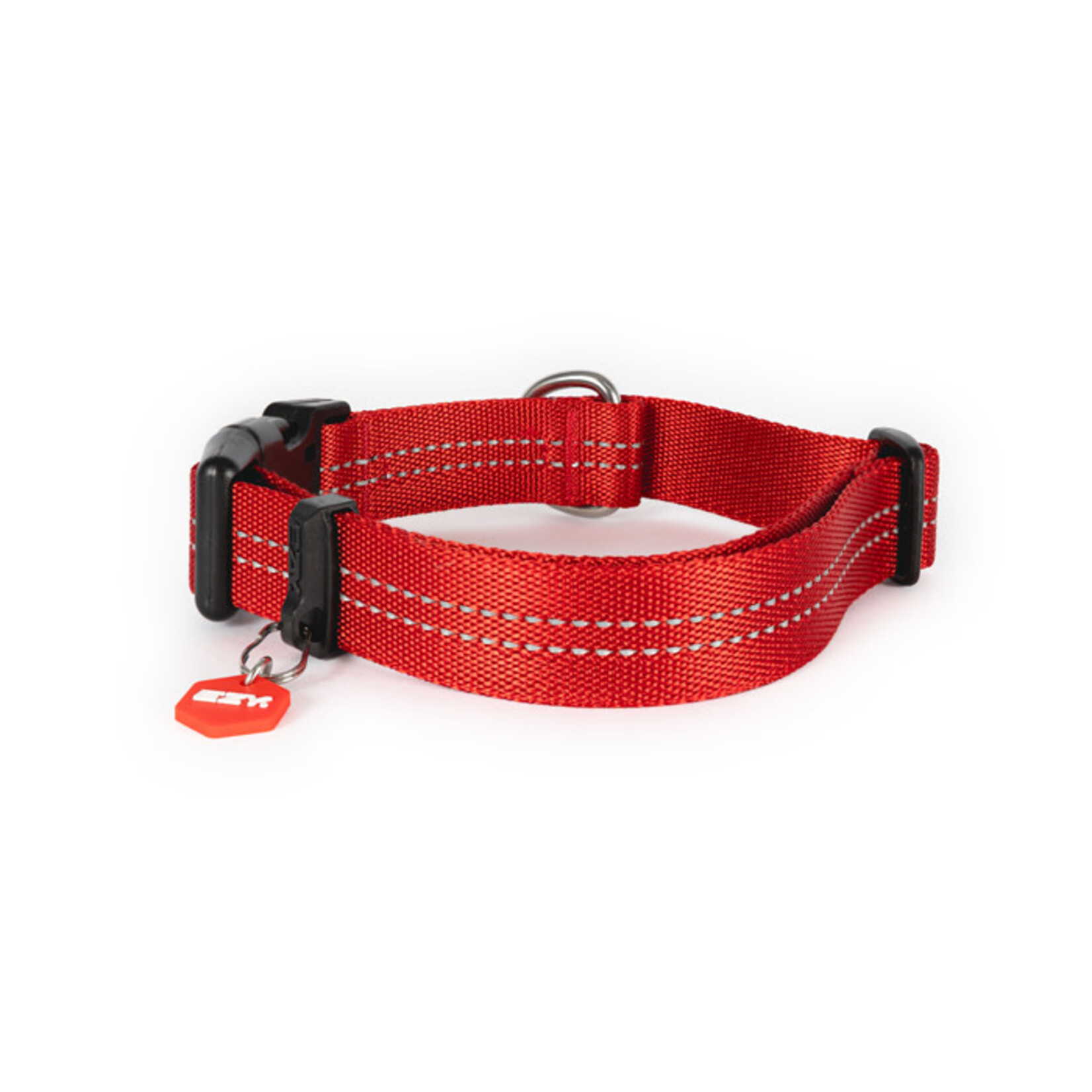 EzyDog Essential Adjustable Dog Collar, Red