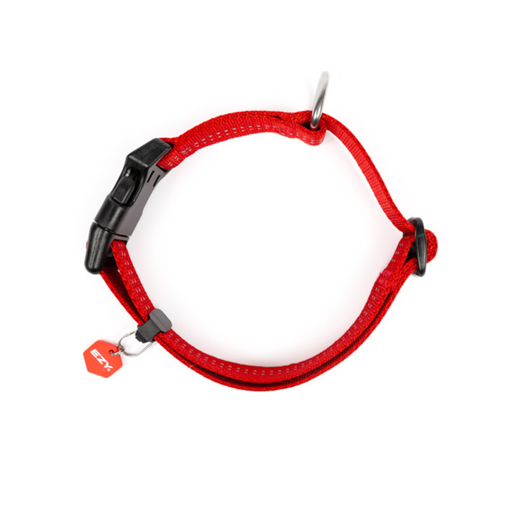 EzyDog Essential Adjustable Dog Collar, Red