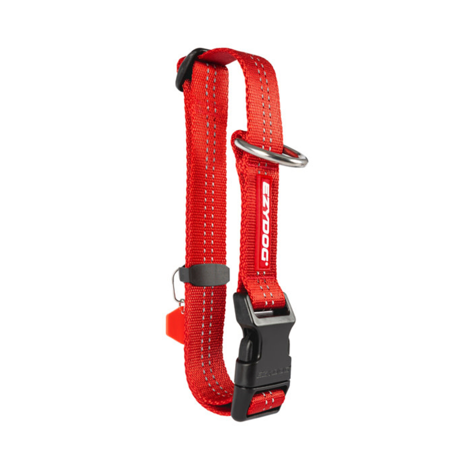 EzyDog Essential Adjustable Dog Collar, Red