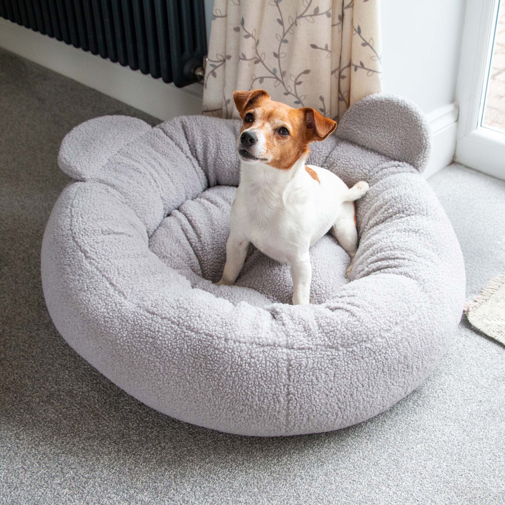 Ancol Small Bite Teddy Bear Donut Dog Bed
