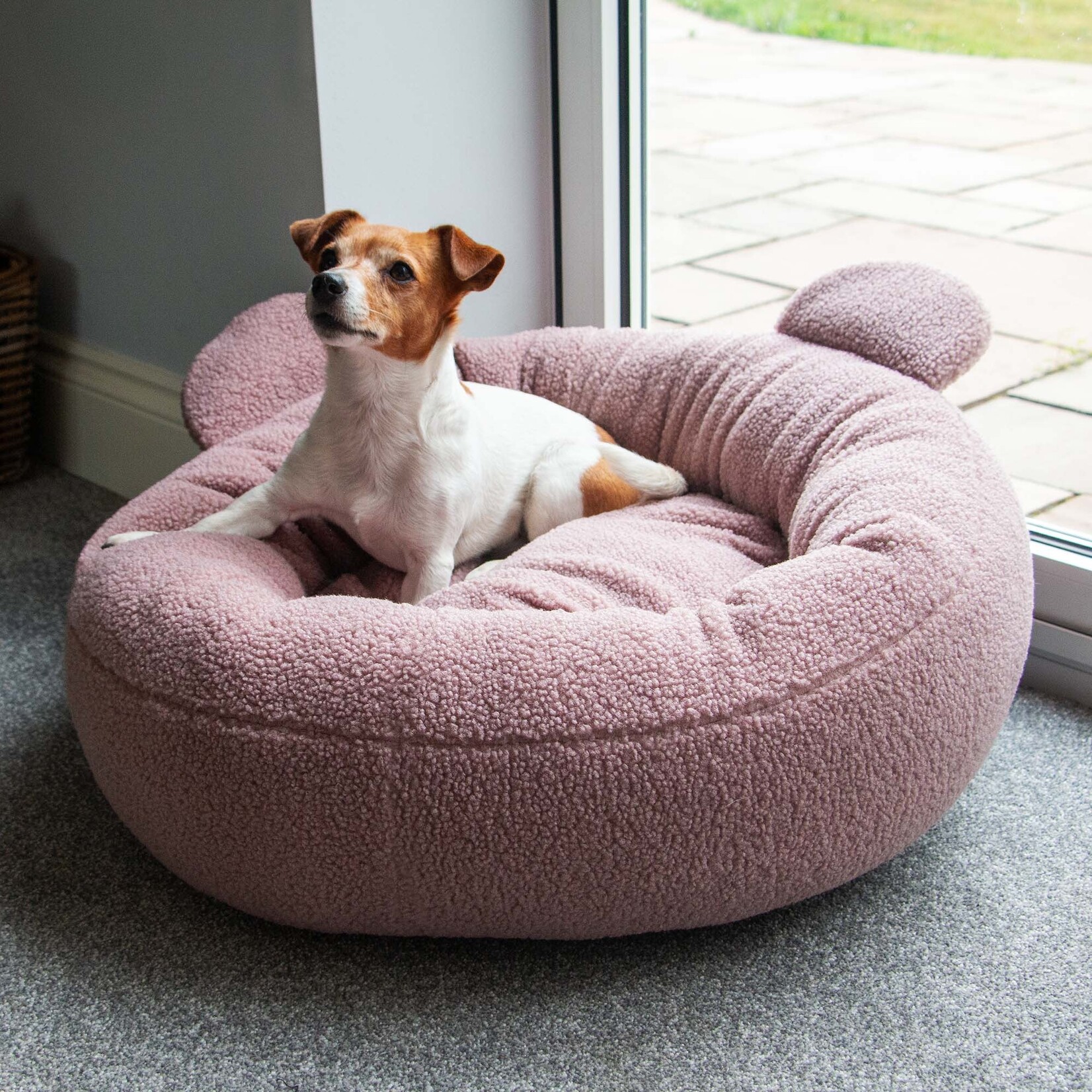 Ancol Small Bite Teddy Bear Donut Dog Bed