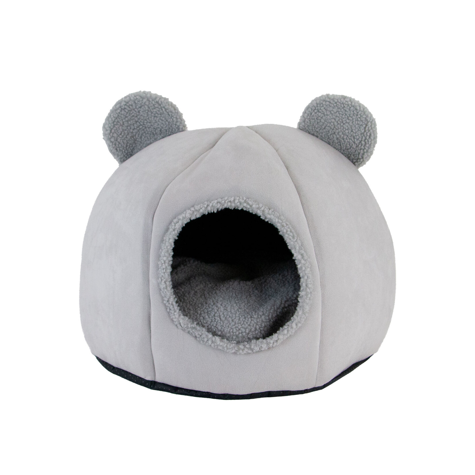 Ancol Teddy Bear Ear Cave Cat Bed