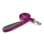 Ancol Viva Padded Neoprene Handle Poly-Weave Dog Lead, 100 x 2.5cm Purple