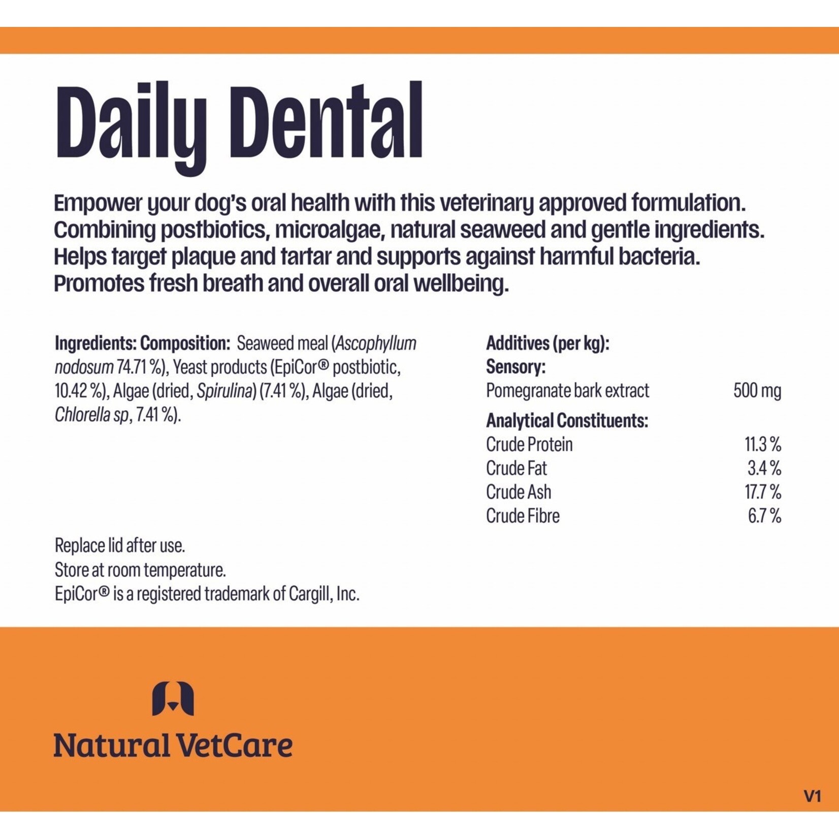 Natural VetCare Daily Dental Dog for Daily Dental Care, 200g