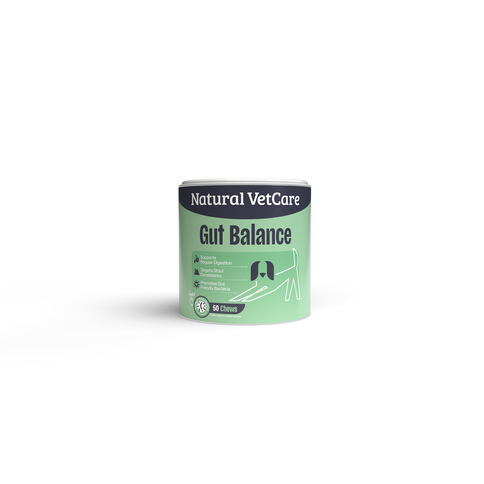Natural VetCare Gut Balance Supports Regular Digestion in Dogs, 50 Chews 225g