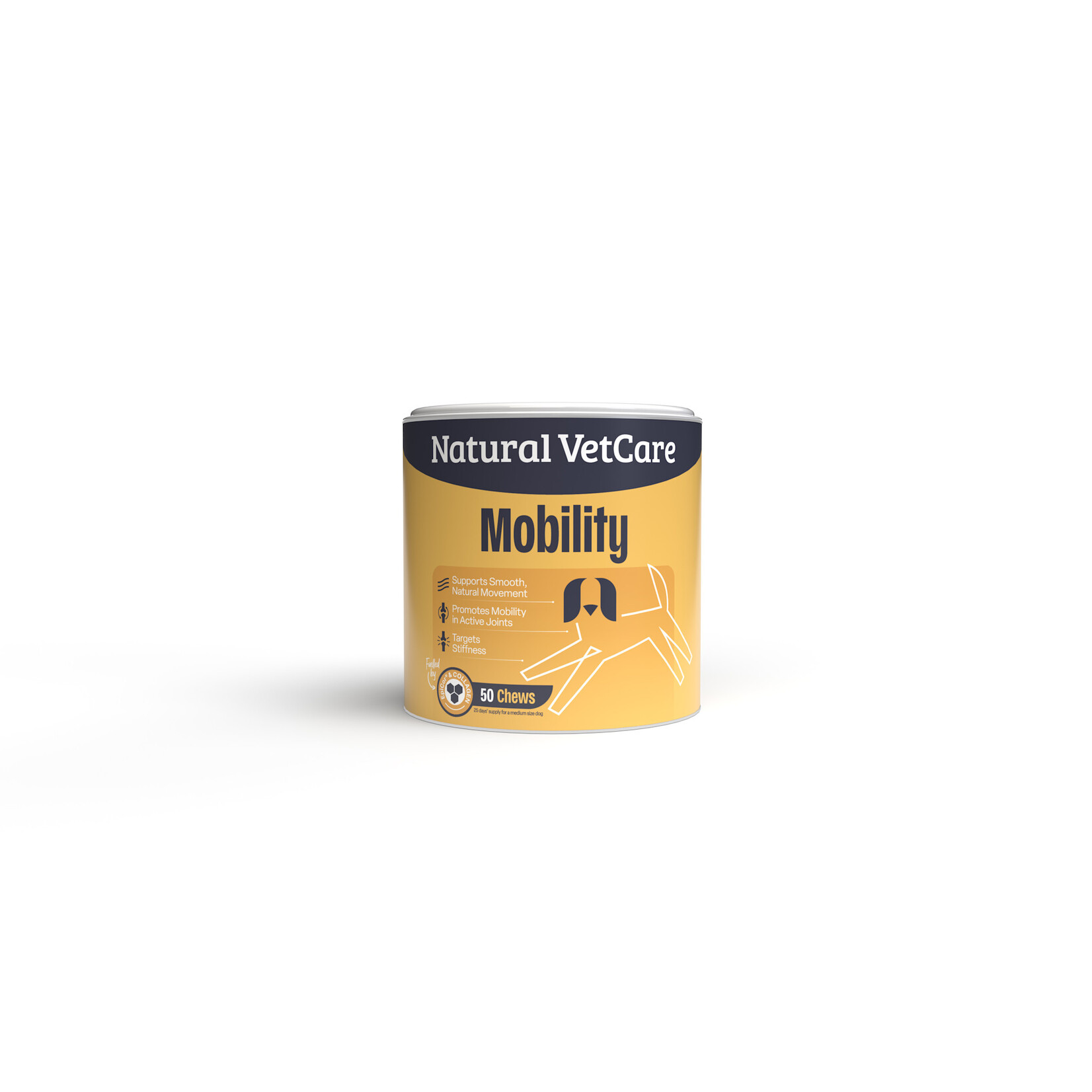 Natural VetCare Mobility Dog Supplement for Joint Flexibility, 50 Chews 225g