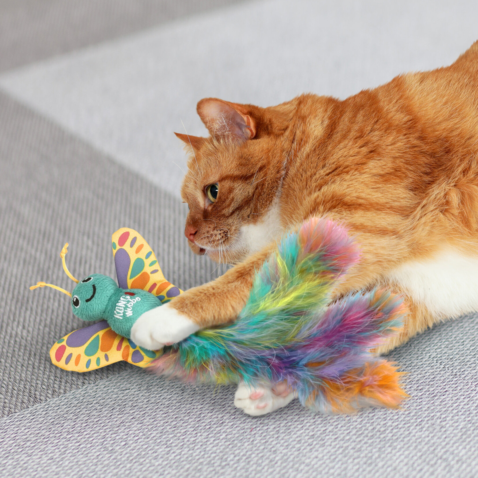 KONG Wubba Butterfly Catnip Cat Toy