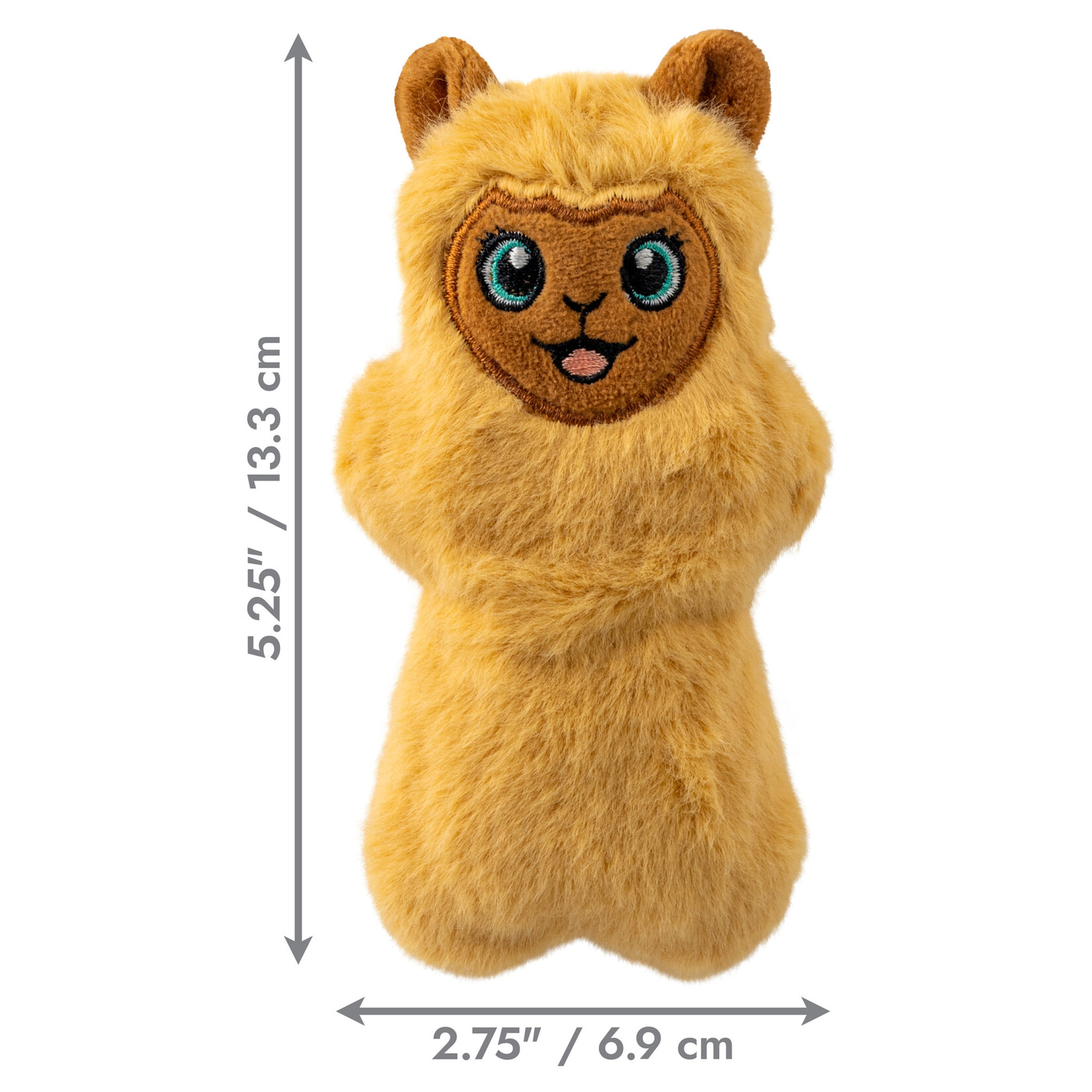 KONG Snuzzles Mini Llama Squeaky Dog Toy, X Small