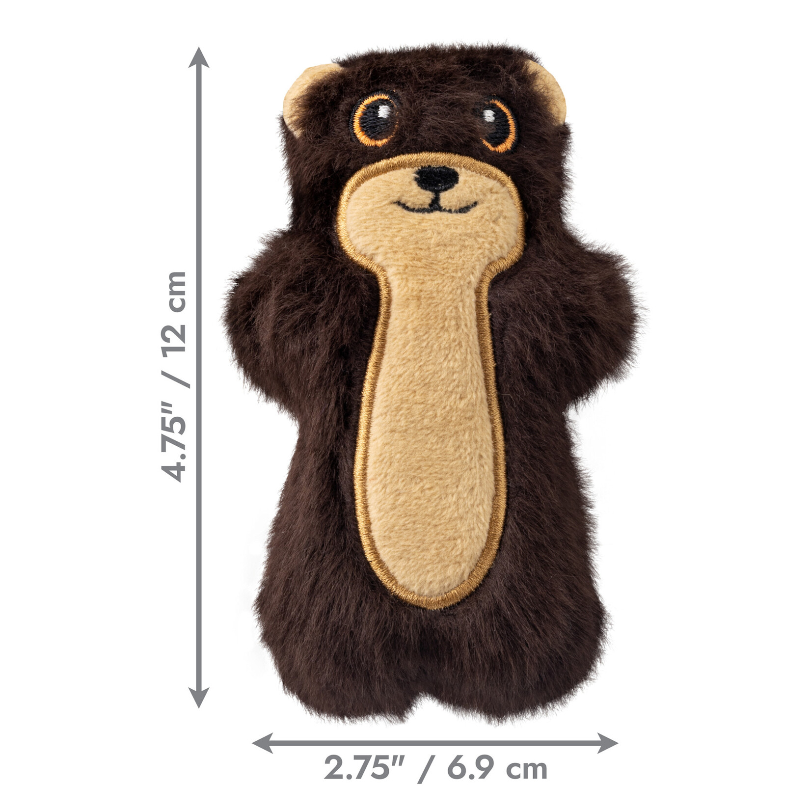KONG Snuzzles Mini Otter Squeaky Dog Toy, X Small