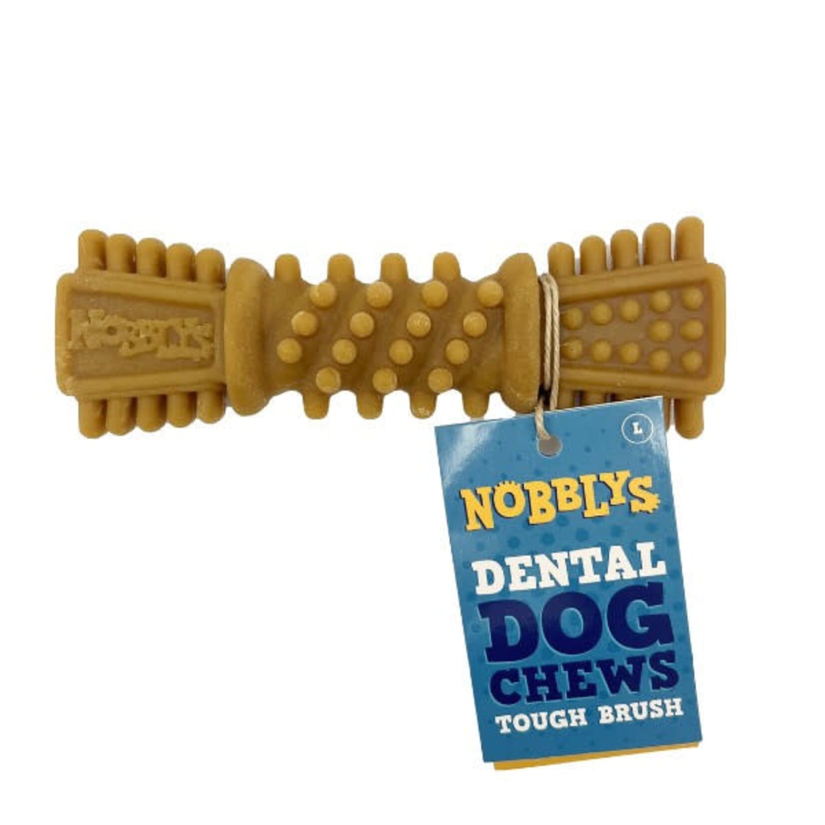 petello Nobblys Tough Brush Peanut Butter Dog Treat, 80g