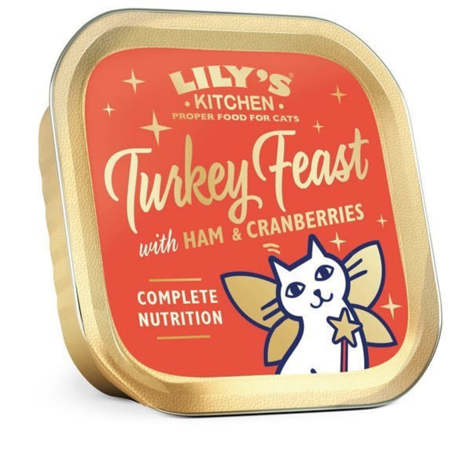 Lily's Kitchen Turkey Feast with Ham & Cranberries Wet Cat Food, 85g