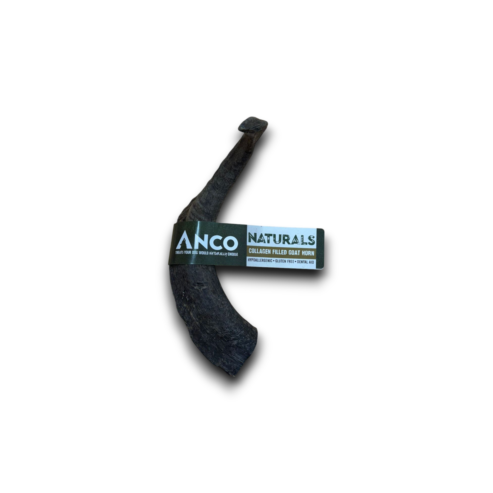 Anco Naturals Collagen Filled Goat Horn Dog Treat Chew