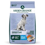 Arden Grange Sensitive Puppy & Junior Dry Dog Food, Ocean White Fish & Potato Dog